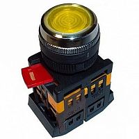 Кнопка  ABLF-22 22 мм²  660/440В, IP40, Оранжевый | код.  BBT10-ABLF-K05 |  IEK